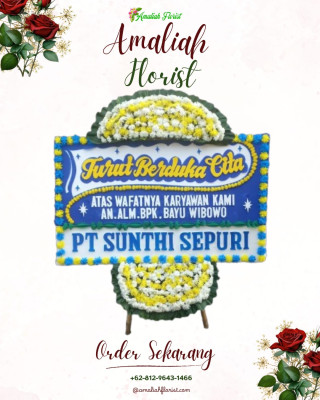Papan Bunga Duka di Mungkajang
